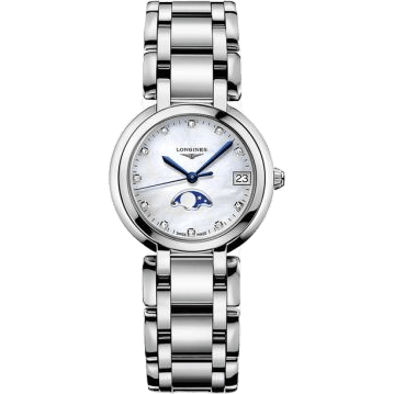 PrimaLuna 30.5 Quartz Moonphase Stainless Steel / MOP / Bracelet