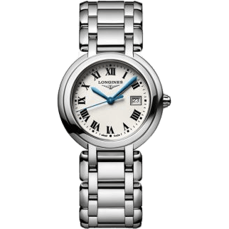 PrimaLuna Quartz 30 Stainless Steel / Silver - Roman / Bracelet