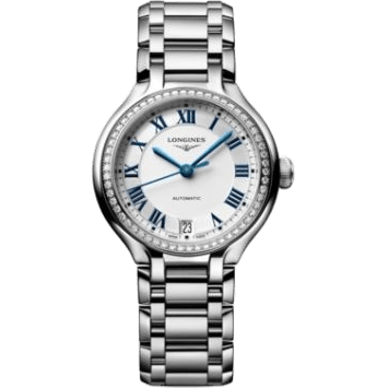 PrimaLuna 34 Automatic Stainless Steel - Diamond / Silver / Bracelet