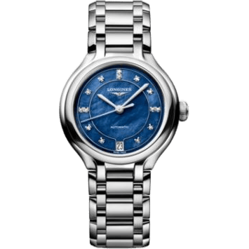 PrimaLuna 34 Automatic Stainless Steel / Blue MOP / Bracelet