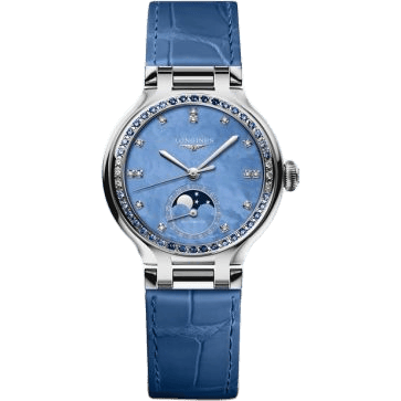 PrimaLuna 34 Automatic Moonphase Stainless Steel / Blue MOP