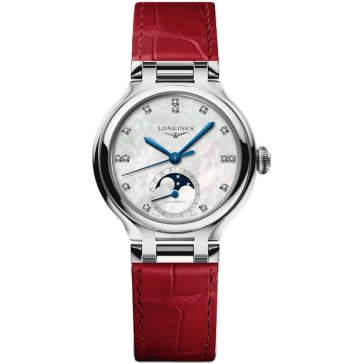 PrimaLuna 34 Automatic Moonphase Stainless Steel / MOP