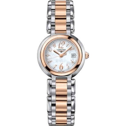 PrimaLuna Quartz 26.5 Stainless Steel / Pink Gold / MOP - Arabic / Bracelet
