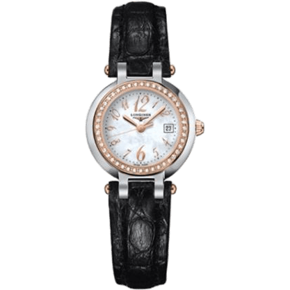 PrimaLuna Quartz 26.5 Stainless Steel / Pink Gold / Diamond / MOP - Arabic