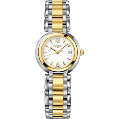 PrimaLuna Quartz 26.5 Stainless Steel / Yellow Gold / White / Bracelet