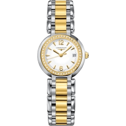 PrimaLuna Quartz 26.5 Stainless Steel / Yellow Gold / Diamond / White / Bracelet