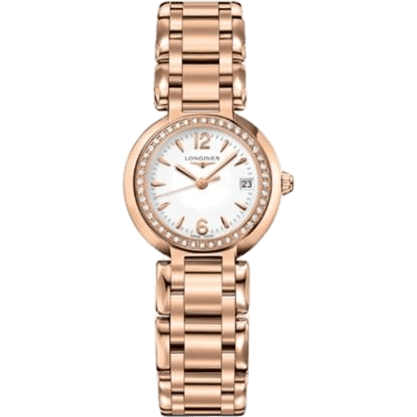 PrimaLuna Quartz 26.5 Pink Gold / Diamond / White / Bracelet