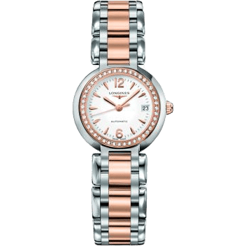 PrimaLuna Automatic 26.5 Two Tone Pink Diamond Arabic