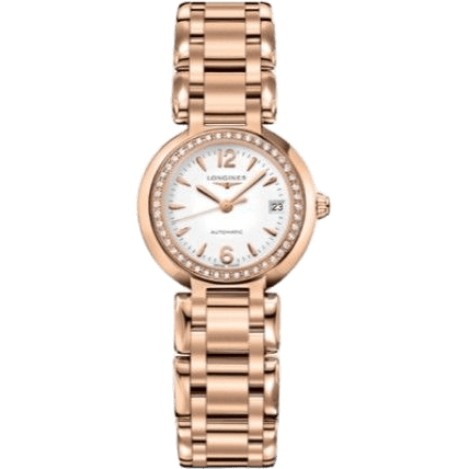 PrimaLuna Automatic 26.5 Pink Gold Diamond Arabic