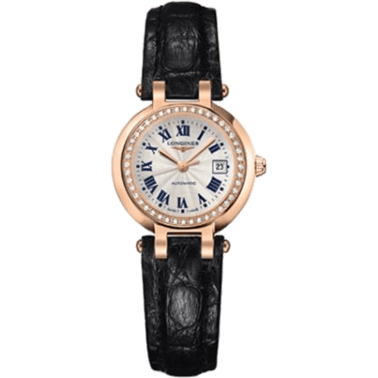PrimaLuna Automatic 26.5 Pink Gold Diamond Leather