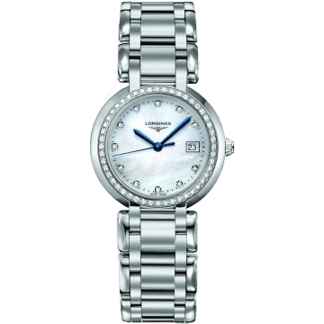 PrimaLuna Quartz 30 Stainless Steel / Diamond / MOP / Bracelet