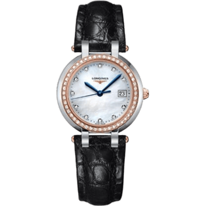 PrimaLuna Quartz 30 Stainless Steel / Pink Gold / Diamond / MOP