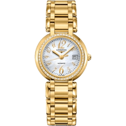 PrimaLuna Automatic 30 Yellow Gold Diamond Funky MOP