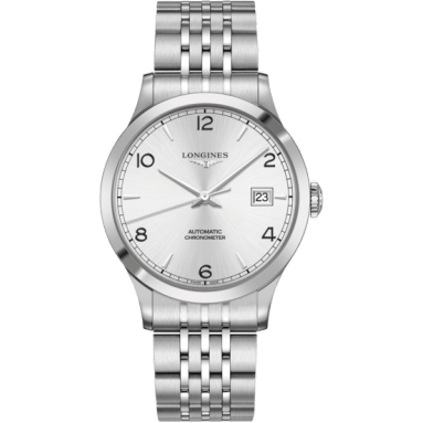 Record 40mm Stainless Steel / Silver-Arabic / Bracelet