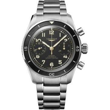 Spirit Chronograph Flyback 39.5 Stainless Steel / Black / Bracelet