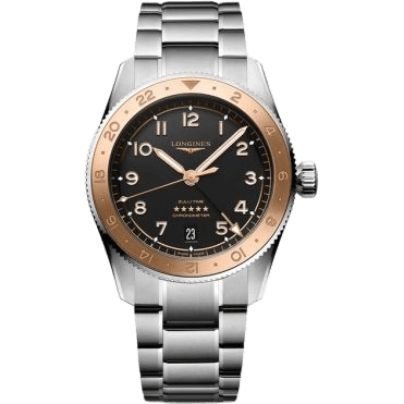 Spirit Zulu Time 1925 39 Stainless Steel - Pink Gold / Black / Bracelet / 100 Years
