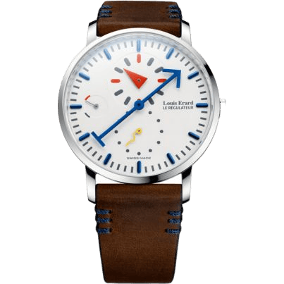 Excellence Le Régulateur Louis Erard x Alain Silberstein Stainless Steel / White