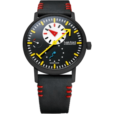 Excellence Le Régulateur Louis Erard x Alain Silberstein PVD / Black