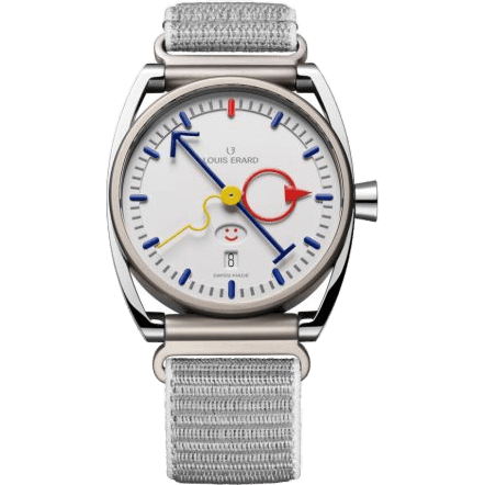 Excellence La Semaine Blanche Louis Erard x Alain Silberstein Titanium / White
