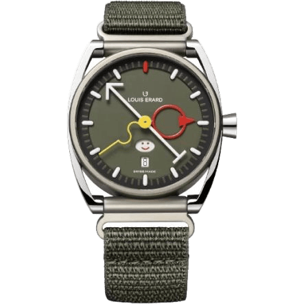 Excellence La Semaine Louis Erard x Alain Silberstein III Titanium / Khaki