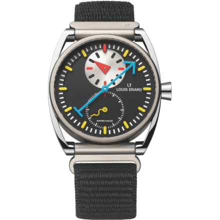 Excellence Le Régulateur Louis Erard x Alain Silberstein II Titanium / Black