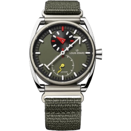 Excellence Le Régulateur Louis Erard x Alain Silberstein III Titanium / Khaki