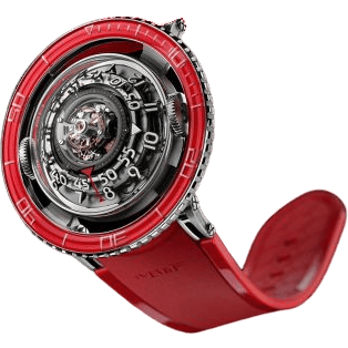 Horological Machine N°7 Aquapod Platinum / Red