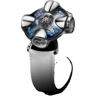 Horological Machine N°11 HM11 Architect Titanium / Blue