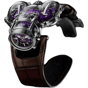 Horological Machine N°9 HM9 Sapphire Vision White Gold / Purple