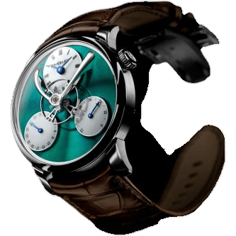 Legacy Machine Split Escapement Titanium / Green