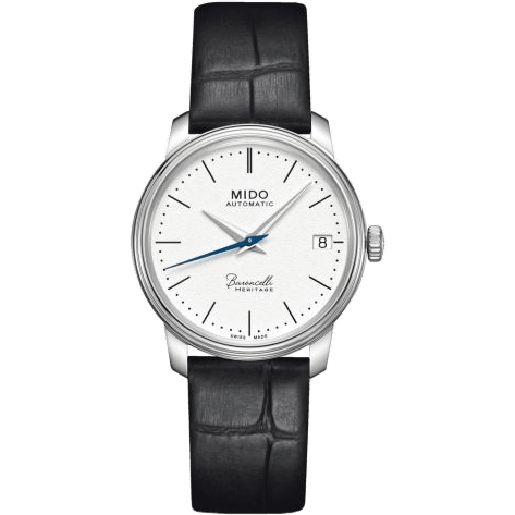 Baroncelli Heritage Lady Stainless Steel / White
