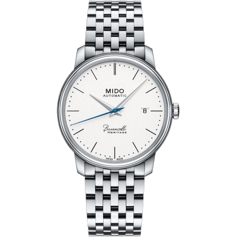 Baroncelli Heritage Stainless Steel / White / Bracelet