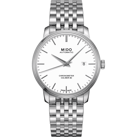 Baroncelli Chronometer Stainless Steel / White / Bracelet