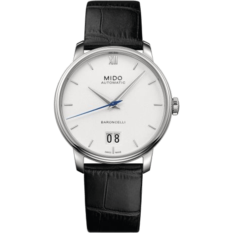 Baroncelli Big Date Stainless Steel / White