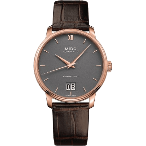 Baroncelli Big Date Rose Gold / Grey