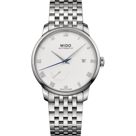 Baroncelli Power Reserve Stainless Steel / White / Bracelet