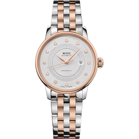 Baroncelli Signature 30 Stainless Steel - Rose Gold / Silver - Diamond / Bracelet