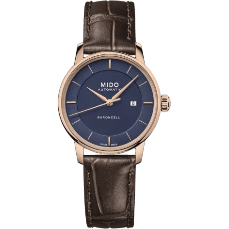Baroncelli Signature 30 Rose Gold / Blue