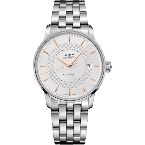 Baroncelli Signature 39 Stainless Steel / Silver / Bracelet
