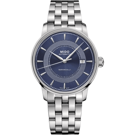Baroncelli Signature 39 Stainless Steel / Blue / Bracelet