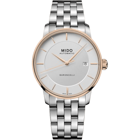 Baroncelli Signature 39 Stainless Steel - Rose Gold / Silver / Bracelet