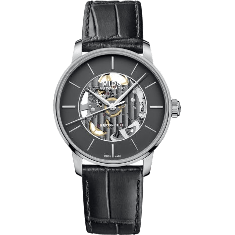 Baroncelli Signature Skeleton Stainless Steel / Anthracite
