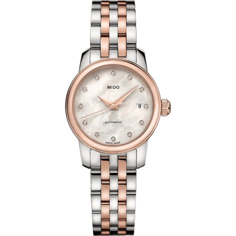 Baroncelli Lady Twenty Five Stainless Steel - Rose Gold / MOP / Bracelet