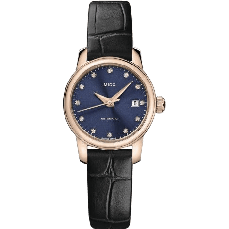 Baroncelli Lady Twenty Five Rose Gold / Blue
