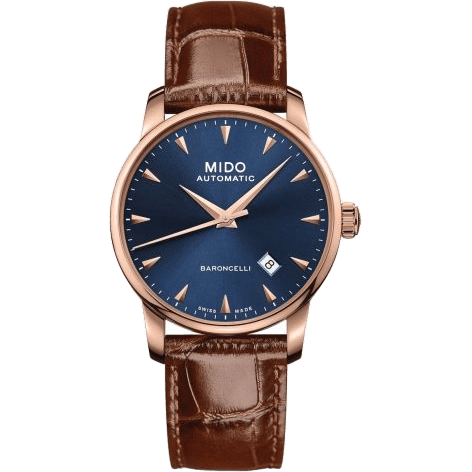 Baroncelli Tradition Rose Gold / Midnight Blue