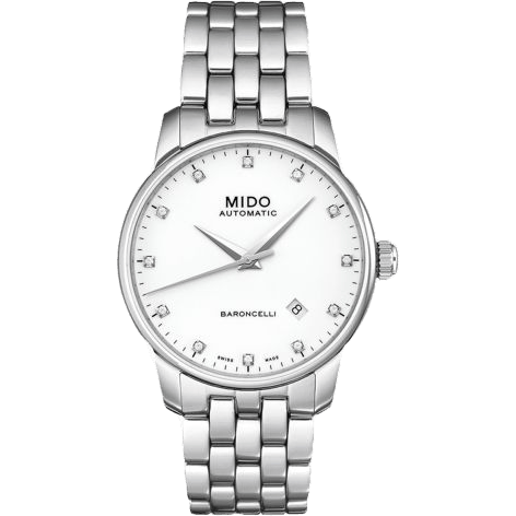 Baroncelli Tradition Stainless Steel / White / Bracelet