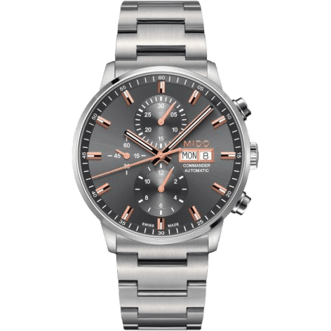 Commander Chronograph Stainless Steel / Grey / Bracelet