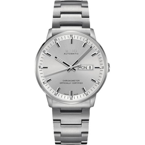 Commander Chronometer Stainless Steel / Silver / Bracelet