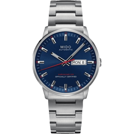 Commander Chronometer Stainless Steel / Blue / Bracelet