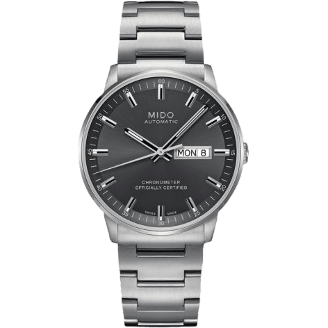 Commander Chronometer Stainless Steel / Grey / Bracelet